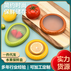 越境新品シリカゲル果物保存箱フィルム密封ミニ冷蔵庫収納箱野菜果物保存容器