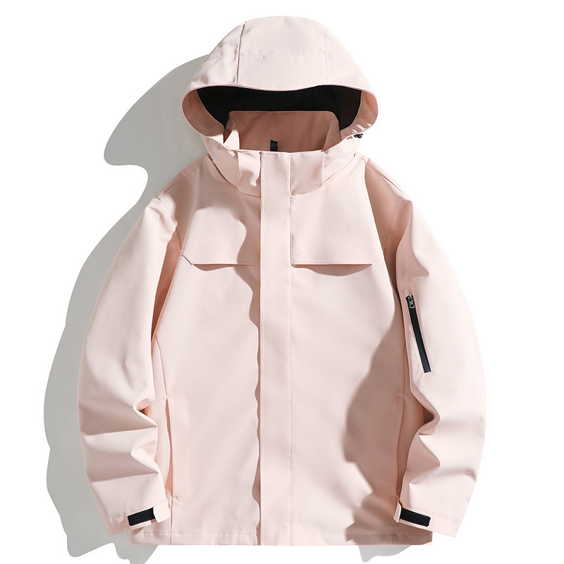 啄木鸟冲锋衣女2025新款春秋三合一可拆卸登山服户外防风保暖外套|undefined