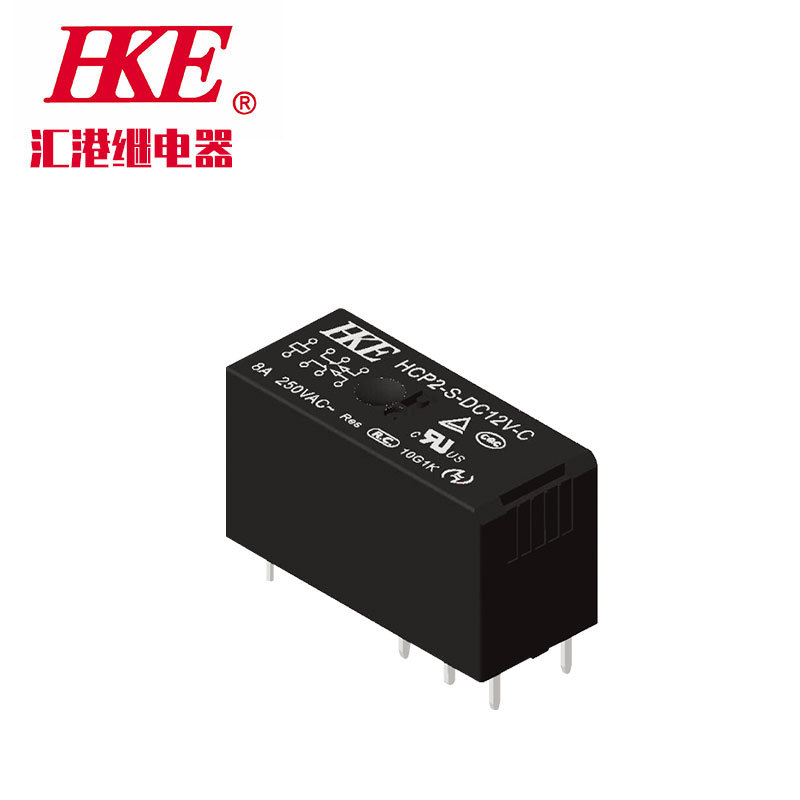 HCP2汇港HKE品牌HCP2-S-DC12V-C一组转换小型大功率继电器