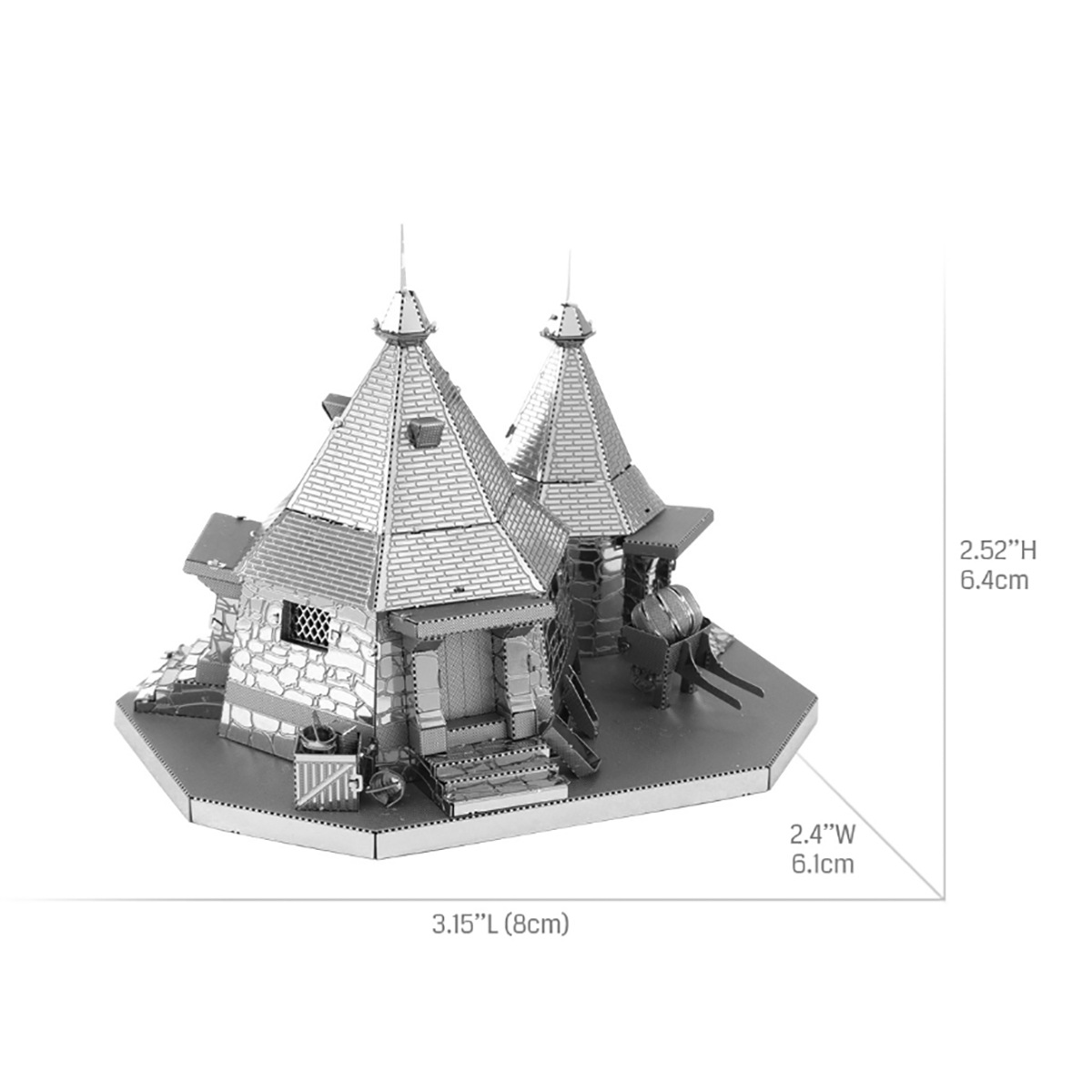 R2D2DIY puzzle de metal 3D hecho a mano modelo tridimensional para adultos Juguetes de puzzle de ensamblaje