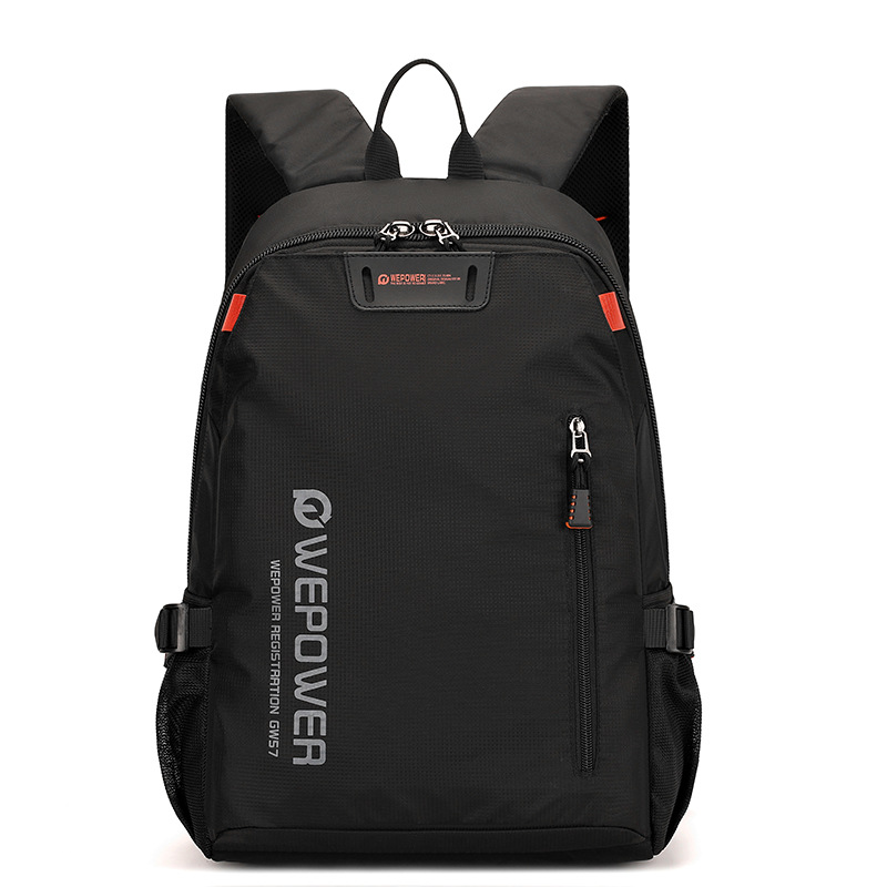 WEPOWER nueva mochila para hombres, mochila de estudiantes de secundaria, mochila de ocio para computadoras deportivas al aire libre