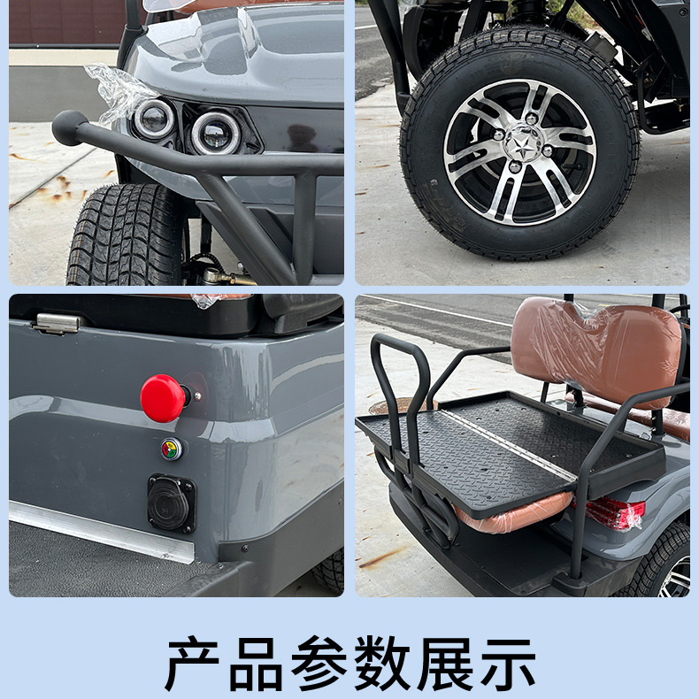 Electric Sightseeing Car, Hotel Reception, Scenic Spot Tour Shuttle, Factory Shuttle, Ce Certified Golf Cart