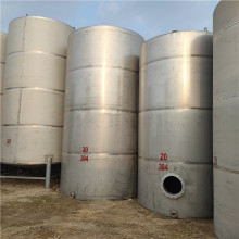 二手立式不锈钢储存罐 油罐双层保温发酵罐 密封性好工业液体储罐