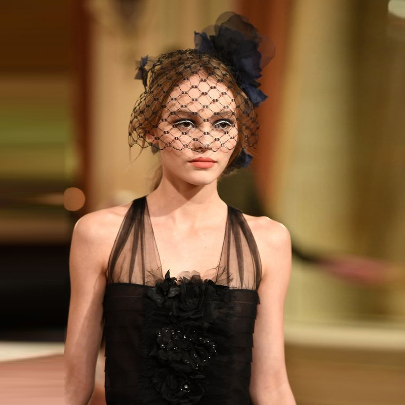 歐美新娘派對宴會Party面紗發箍款複古網紗頭飾ebay速賣通新款