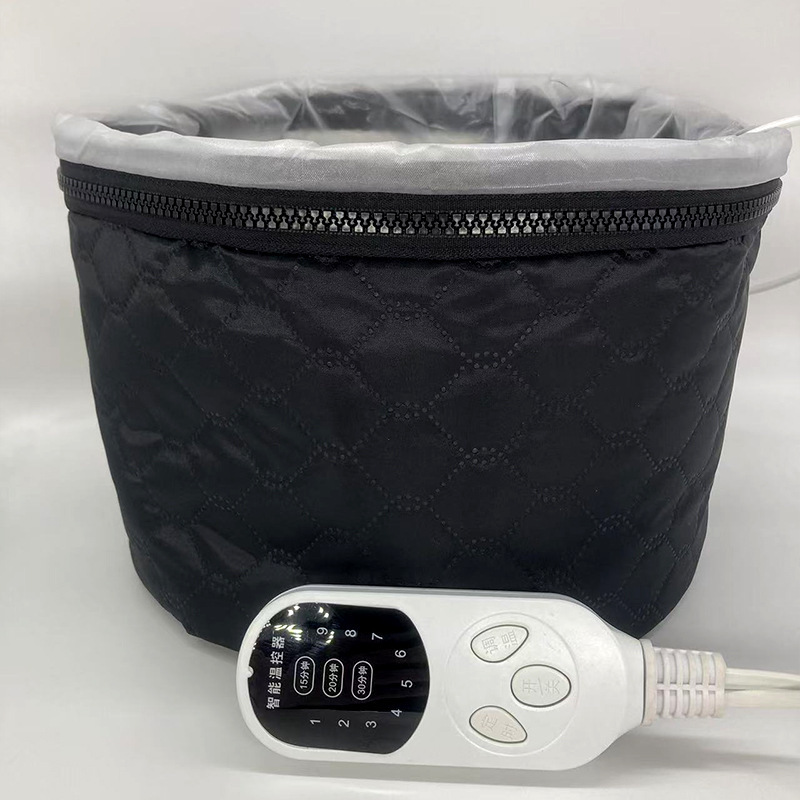 メーカー卸売インテリジェント温度制御電気加熱キャップ加熱電気ヘアキャップヘアマスク蒸発キャップ家庭用ヘアケアキャップ|undefined