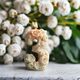 Sanxin Flower Digital Aromatherapy Candle Silicone Mold DIY Fragrance Ornaments Stereo Digital Gypsum Silicone Mold