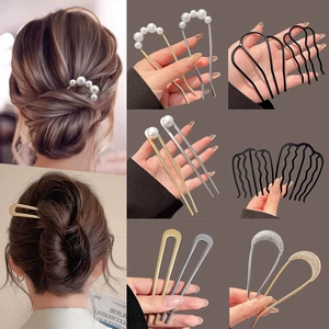 Maruko Head U -shoed Фиксированные булочки ленивые дисковые волосы