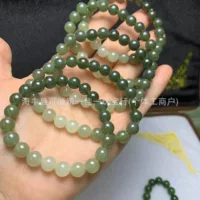 Hotian Yu Qinghai материал градиент 8 мм ручной шашлык нежный лед без черного и желтого хлопка