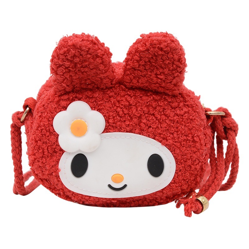2026 New Cartoon Cute Children's Single-Shoulder Crossbody Snack Plush Accessory Trendy Niche Affordable Versatile Bag
