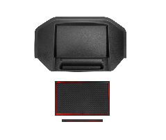 Suitable for Toyota Hiace 200 Series Dashboard Storage Box Storage Box with Pad Black Practical