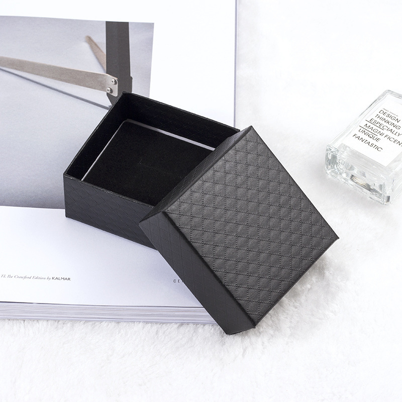 7*7cm 9*9cm caja de joyería de una pieza collar de entrega pulsera pendientes anillo de joyería caja de regalo