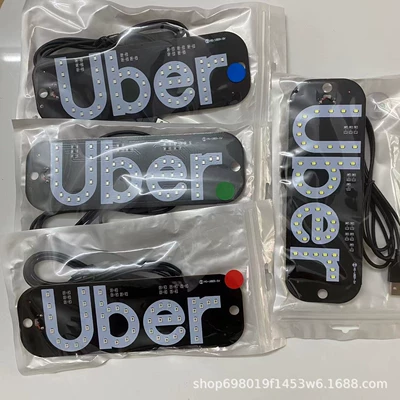 Taksinin Avtomobil LED USB Nişan İşığı, Uber Göstərici İşığı