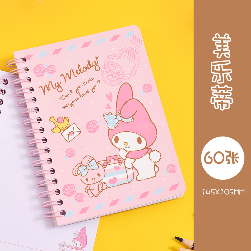 Linda chica corazón-libro de dibujos animados de alto aspecto libro un 6 Pa perro cuaderno estudiante libreta al por mayor