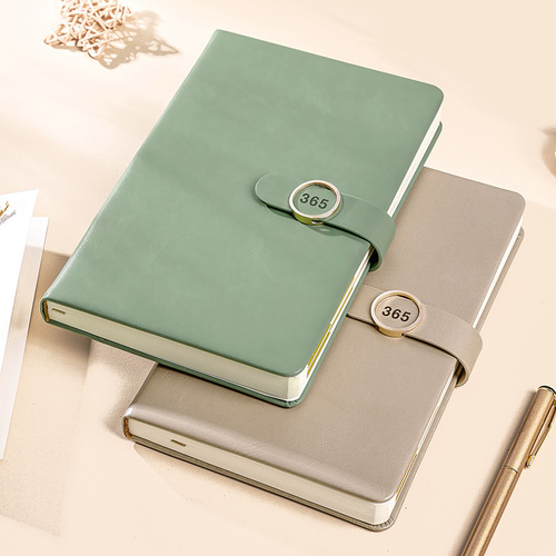 Notebook A5 with Thickened Divided Pages, Handwritten Journal, Simple Diary, Business Notebook, Gift Box with Custom Logo