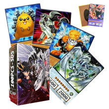 新游戏王Yu Gi Oh 100张 动漫风格卡蓝色眼睛深色魔术师 跨境热门