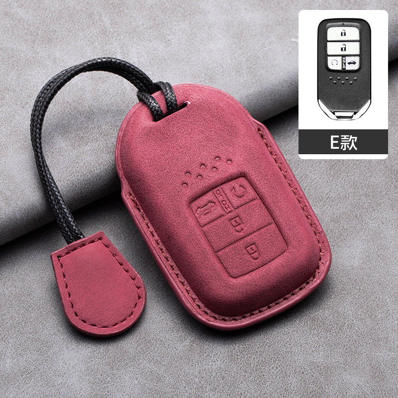 혼다 (E 모델 볼케이노 레드 + 가죽 로프)