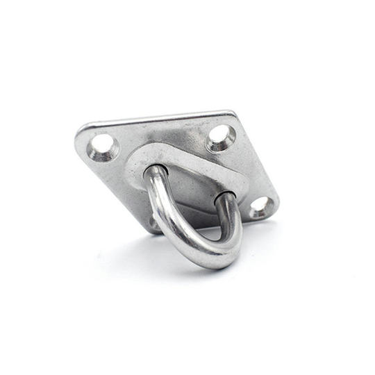 304/316 stainless steel diamond hanging Ring door buckle sunshade sail fixed buckle drawstring accessories yacht fixed buckle plate hole