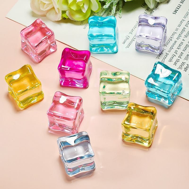 High-Transparency Acrylic Transparent Simulated Ice Cubes for Fish Tank Landscaping, Photography Props, Handmade DIY Accessories High-Transparency Acrylic Transparent Simulated Ice Cubes for Fish Tank Landscaping, Photography Props, Handmade DIY Accessories