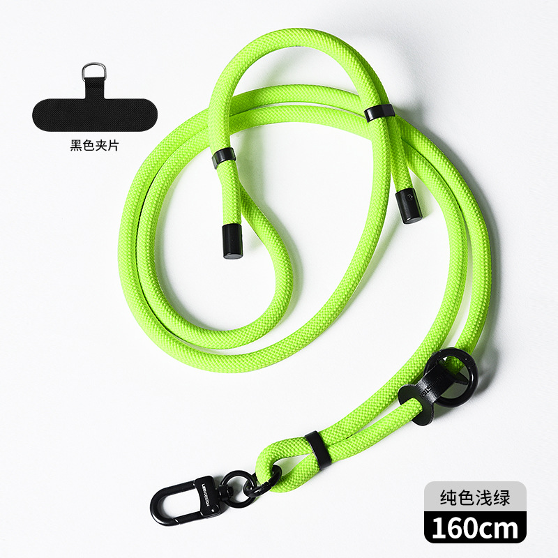 Cordón de teléfono móvil al por mayor crossbody ajustable avanzado Halter muñeca tejida Sling back clip caja del teléfono móvil correa de cordón