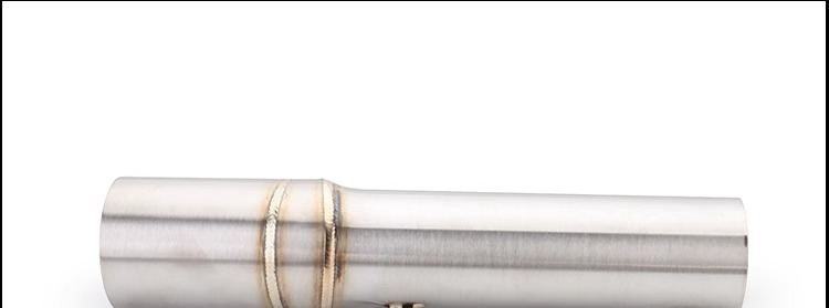 Motorcycle exhaust pipe modification z1000 stainless steel mid-section special non-destructive installation 2007-2009