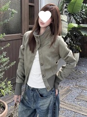 美式复古高街酷飒设计感春秋季休闲款百搭气质高修身显瘦时尚外套