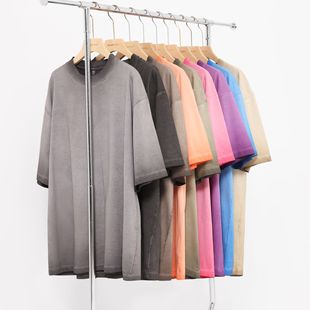 260g�����ذ����f����T��ˮϴ���ȫ���pɫ�u׃����oversize�羳