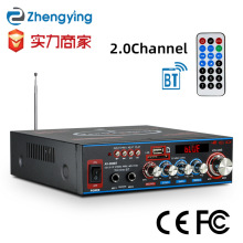 迷你小型蓝牙功放机家用220V音箱功率放大插卡U盘收音HIFI功放