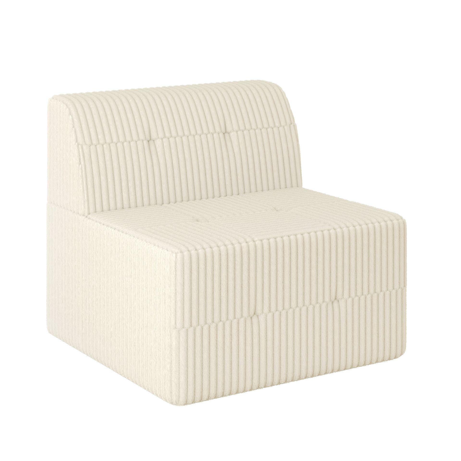 Sofá de compresión al vacío simple módulo nórdico sofá de tela de bloques de tofu sofá combinado