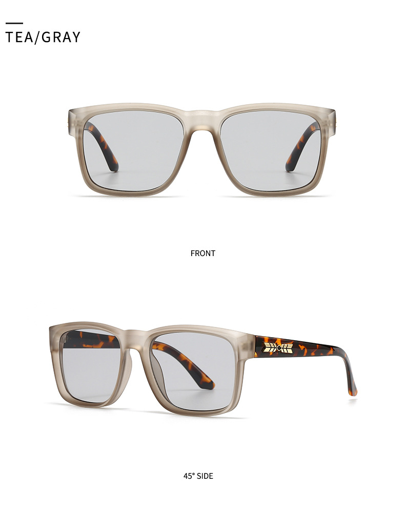 Cross-border Miami beach sunglasses rice nails European and American street photography ins net red model square sunglasses men's 3608_voghion.com