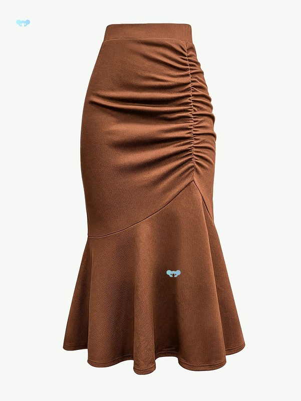 Everyday Comfort Skirt Elegant High Waist Pleatedハイウエストプリーツスカート|undefined