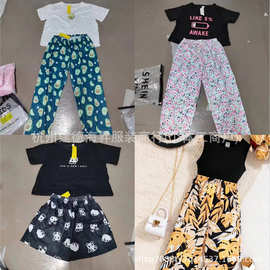 shein工厂童装外贸爆款品牌儿童套装可爱百搭跨境kid‘s clothes