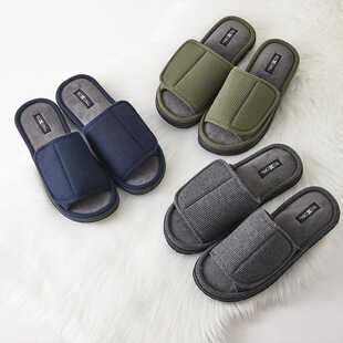 W 69232 Cotton Linen Slippers Indoor Home ����Ҿ���Ь