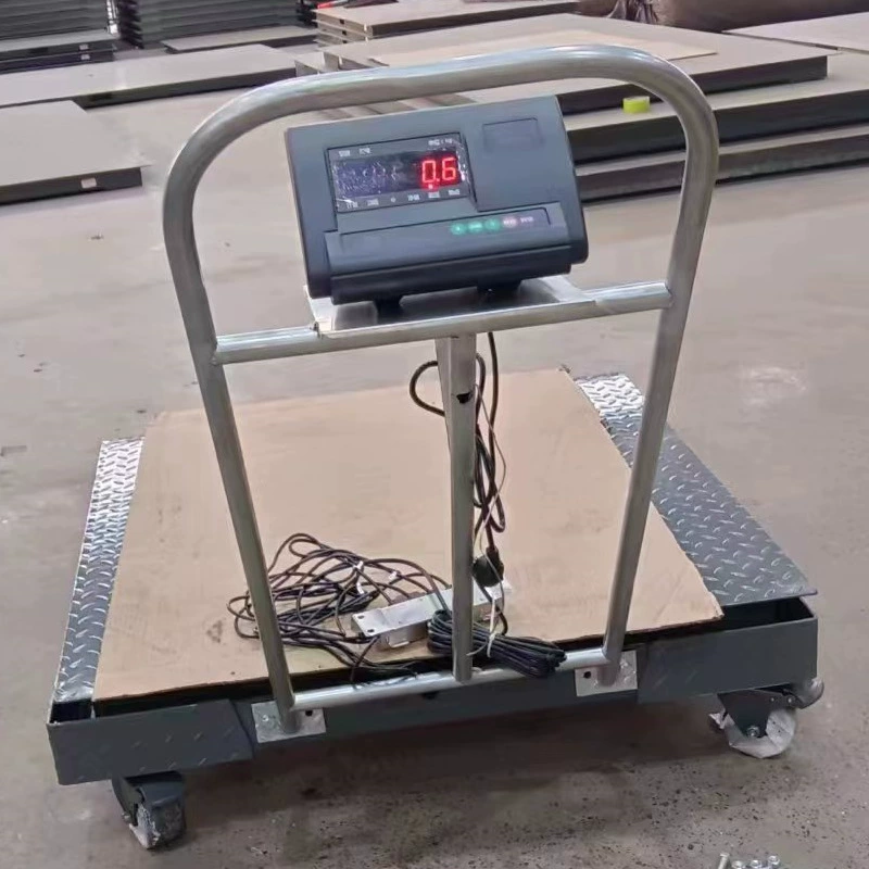 2023 складская мастерская платформенные весы с рамой двухслойные подвижные ручные нажимные Малые электронные весы 3 тонны промышленные весы