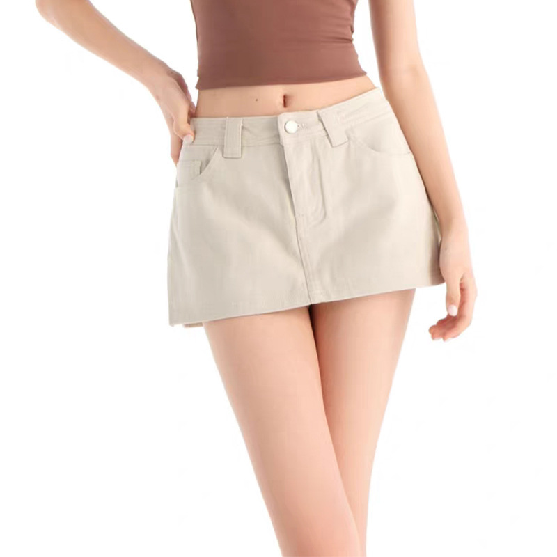 Summer versatile short skirt-pants, new casual slim-fit hip-hugging skirt Summer versatile short skirt-pants, new casual slim-fit hip-hugging skirt