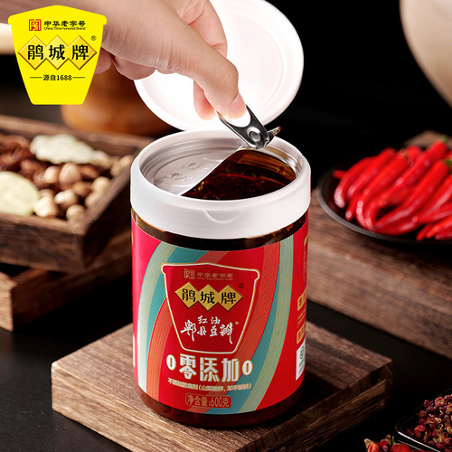 Chengdu Brand Red Oil Pixian Bean Paste, 600g Canned, No Additives, Sichuan Cuisine Cooking Condiment, Household Use, Wholesale