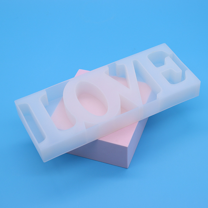 Utensilios para hornear molde para pastel letra cuadrada molde de silicona molde de inversión de bricolaje decoración gota de cristal herramienta gelificante