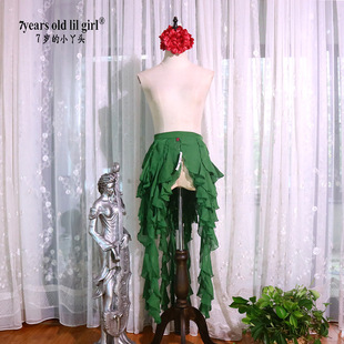 Belly Dance Hip Towel Master Bohemian Chiffon Seagrass Ruffled Hip Towel Skirt Brand BL30