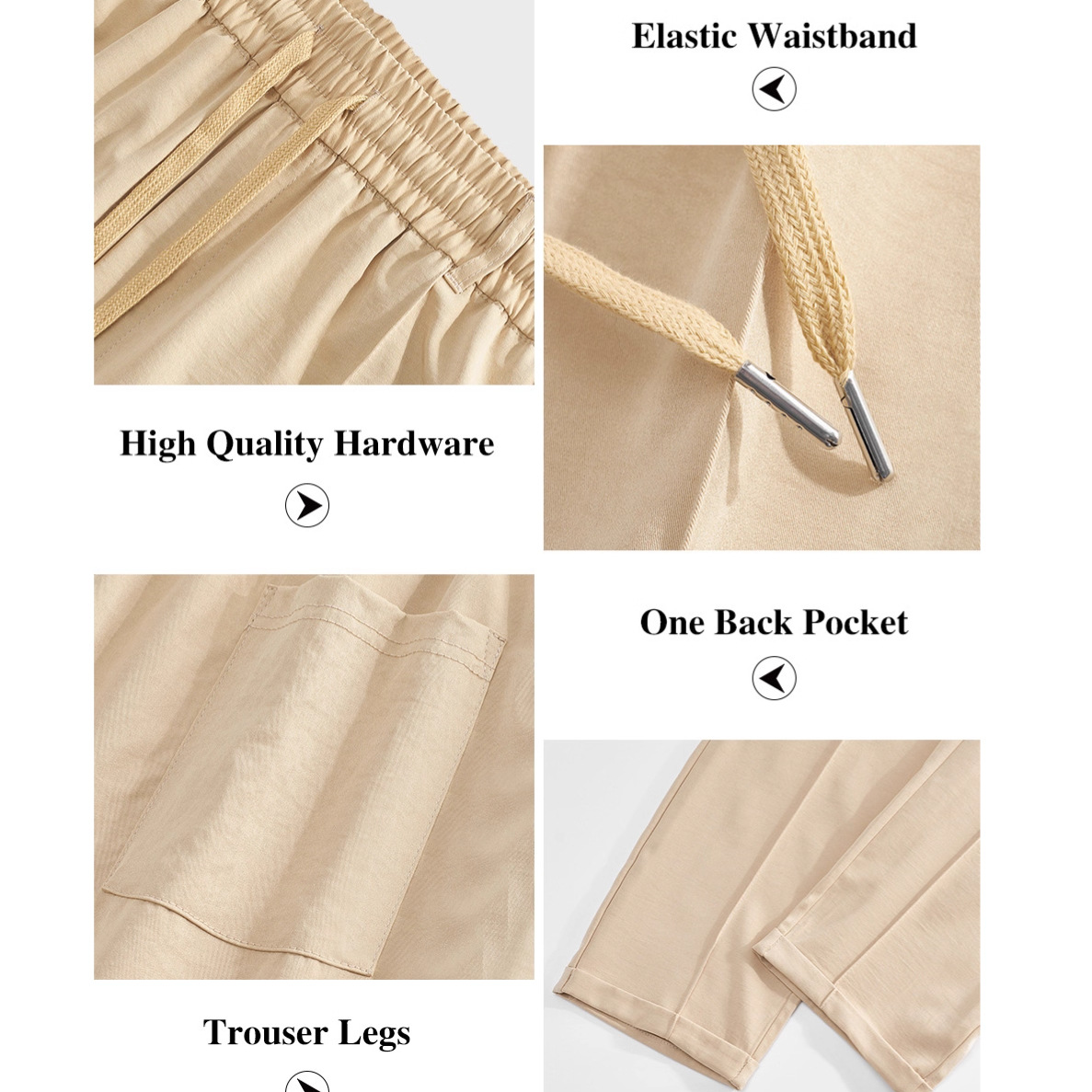 Comercio exterior transfronterizo Amazon primavera y otoño estilo americano de color sólido casual simple hombre de negocios delgado pie pequeño pantalón hombre