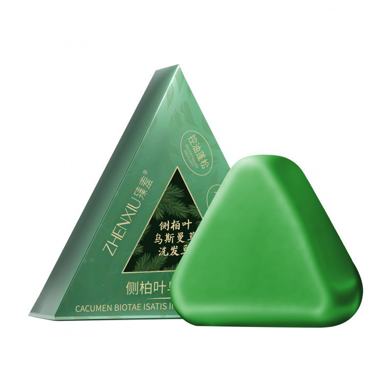 臻羞侧柏叶乌斯曼草洗发皂蓬松秀发温和缓解头皮油保持弹性光泽|undefined