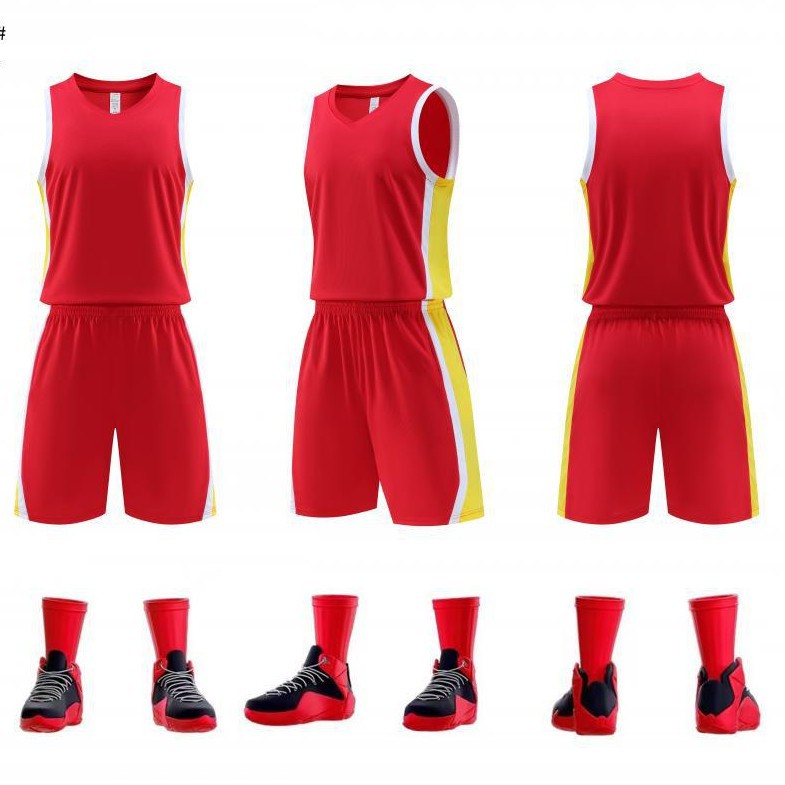 New Chinese Team Basketball Uniform Suit Men's Basketball Jersey National Team Training Game Team Uniform Sports Vest Ball Uniform