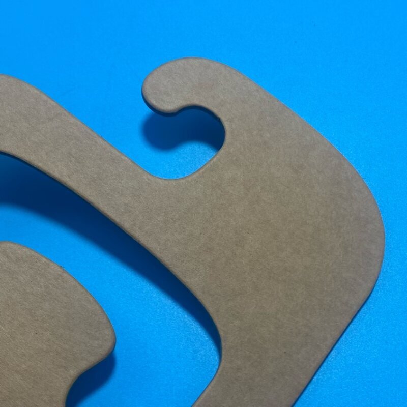 Scandinavian Style Kraft Paper Creative Hook Ins Simple Decorative Hook Store Display Wall Sticker