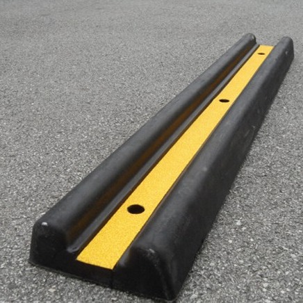 橡胶防撞条反光膜停车U型护栏小型墙面保护块实心阻车抗压