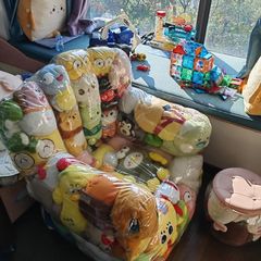 インフレータブル写真撮影透明人形快適な小道具ソフトソファ椅子人形シングルインターネット有名人収納屋外