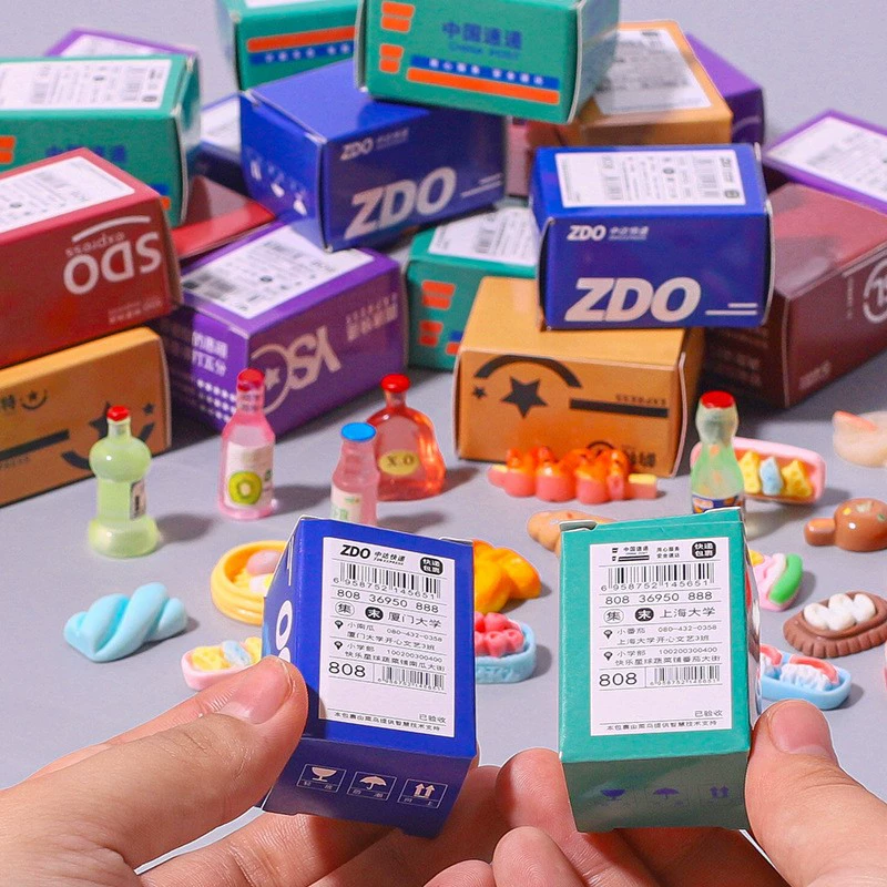 Слепая коробка мини-игрушек «Еда» — Express Blind Box, ассорти миниатюр, 4×3×2,5 см, подарок