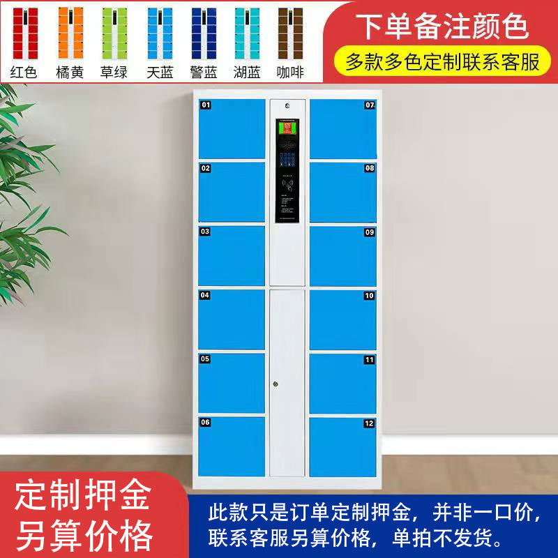 (12 doors) Systemless customized bag storage cabinet