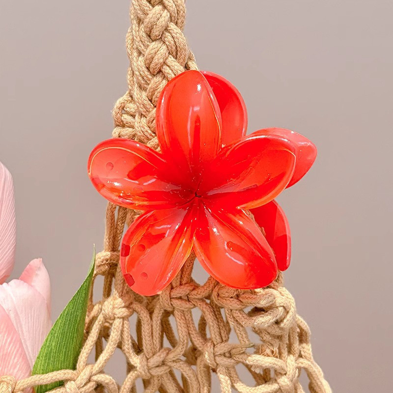 甜美小清新花朵发夹森系高级感刘海侧边夹海边氛围感拍照发饰头饰|undefined