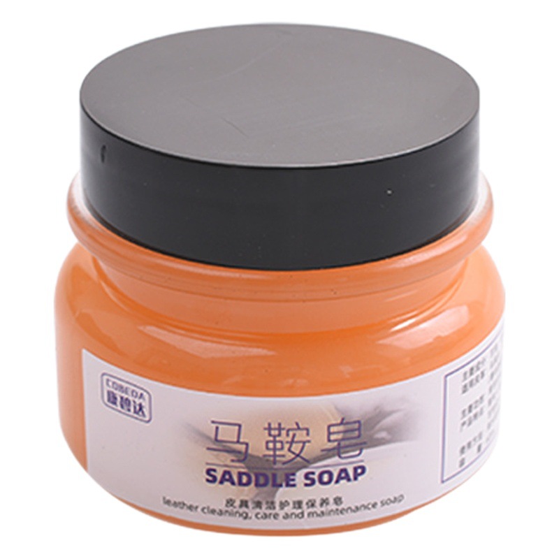 En stock al por mayor de cuero jabón de limpieza ruibarbo botas piel mate cuidado de limpieza descontaminación crema silla de montar jabón crema de descontaminación para la generación del cabello