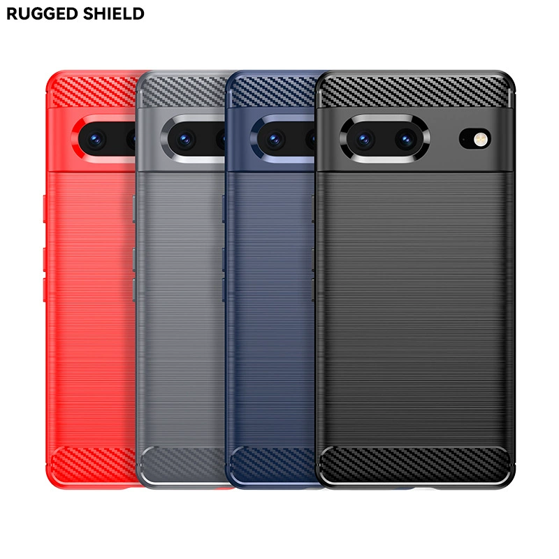 Чехол для мобильного телефона Google Pixel7 с защитой от пыли, воды и ударов, карбоновый рисунок, силиконовый мягкий чехол