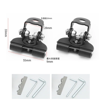 Strip Light Hood Mid-Grid Door – Digər kuzov və aksesuarlar - upgraded-black-cover-bracket-pair