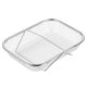 Stainless steel draining basket vegetable basin retractable rectangular storage rack household kitchen sink water filter rack draining bowl rack